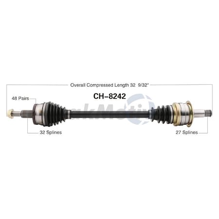 Surtrack Axle Cv Axle Shaft, Ch-8242 CH-8242